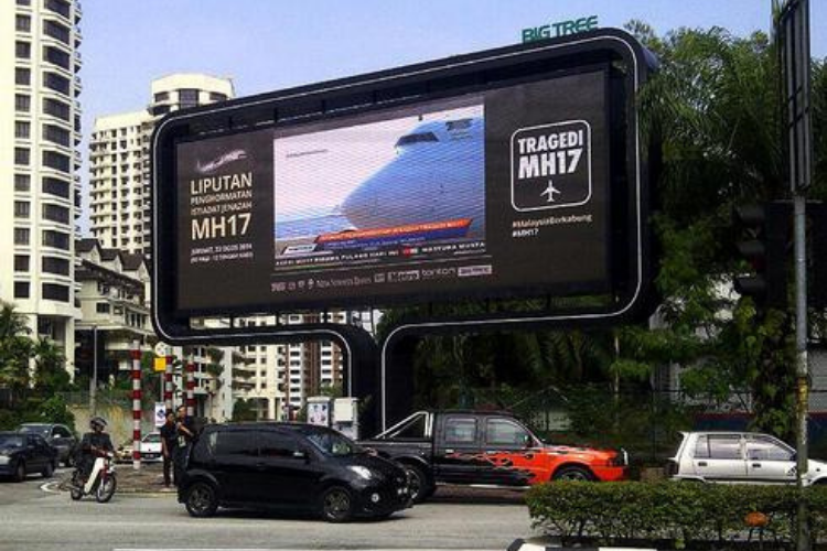 MH17 billboard