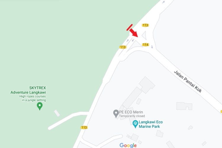 Jalan Pantai Kok / Jalan Teluk Yu, Langkawi, Kedah