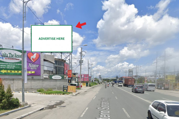 Horizontal Rooftop Billboard at Antero Soriano Highway, Bacao II, General Trias, Cavite (on top of Star Hotel Building)