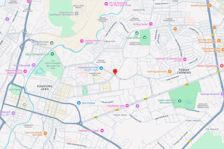 Jalan Hospital / Jalan Ghazali, Ipoh, Perak (near Angsana Ipoh Mall)