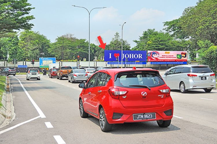 1 Panel Free Standing Billboard at Jalan Masai Baru - Plentong, Johor Bahru, Johor