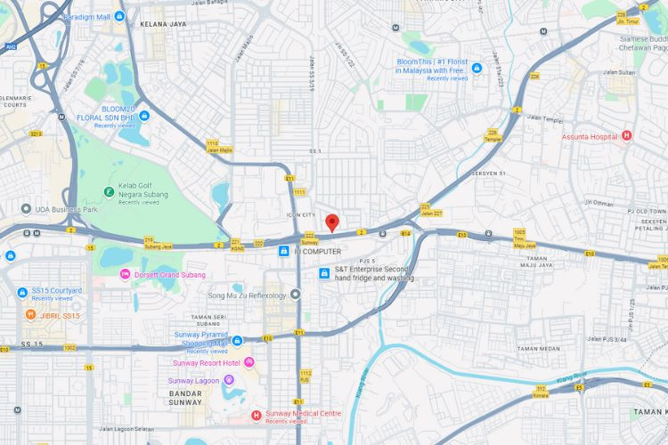 Federal Highway KM28.6, Petaling Jaya, Selangor (opposite Heineken)