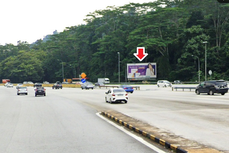1 Panel Free Standing Billboard at Gombak Toll - Jalan Susur (KL - Karak Expressway), Kuala Lumpur (after Plaza Tol Gombak)