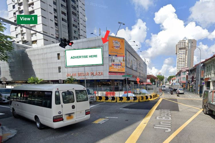 2 Panel Horizontal Frontlit Billboard at Jalan Besar, Rochor, Central Region (attached to Jalan Besar Plaza [B1 & B2])