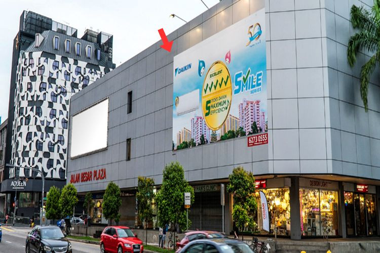 1 Panel Horizontal Frontlit Billboard at Jalan Besar, Rochor, Central Region (attached to Jalan Besar Plaza [D])