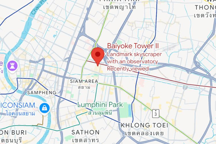 Baiyoke Tower II (Side 1), Bangkok, Ratchathewi, Bangkok