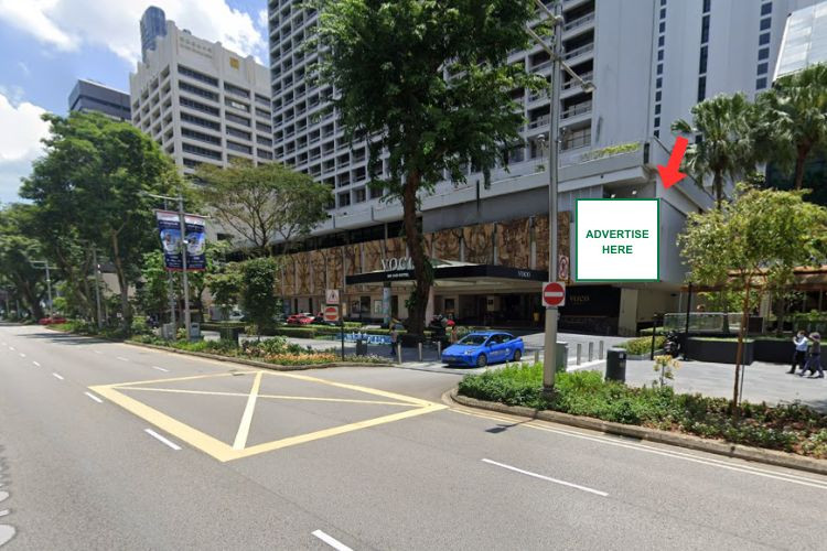 1 Panel Backlit Billboard at Orchard Rd, Orchard, Central Region (attached to Voco Hotel)