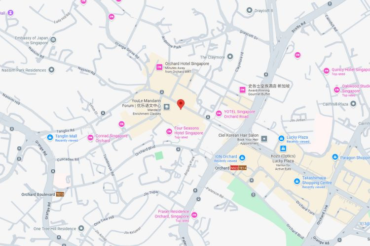 Orchard Rd, Orchard, Central Region (attached to Voco Hotel)