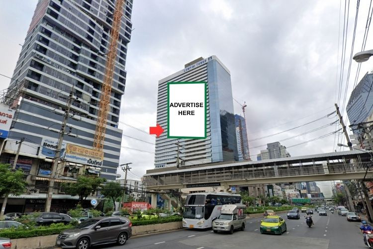 1 Panel Building Wrap Billboard at Lumpini Tower( Expressway ), Bangkok, Sathon, Bangkok
