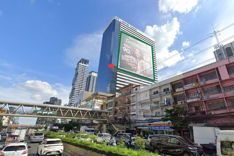 1 Panel Building Wrap Billboard at Lumpini Tower( Sathorn-Rama 4 ), Bangkok, Bangkok