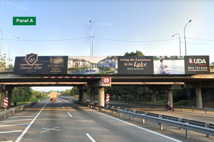 2 Sided Overhead Bridge Billboard at NSE KM120.7, Bertam, Kepala Batas, Penang