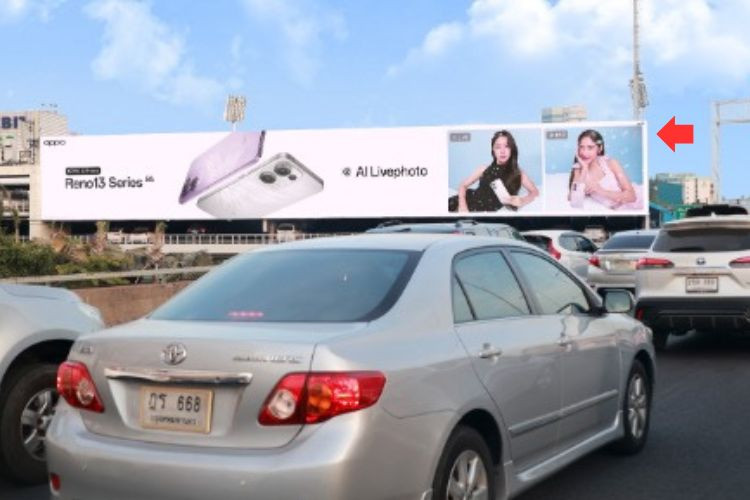 1 Panel Horizontal Classic Billboard Billboard at Loxbit, Bangkok, Khlong Toei, Bangkok