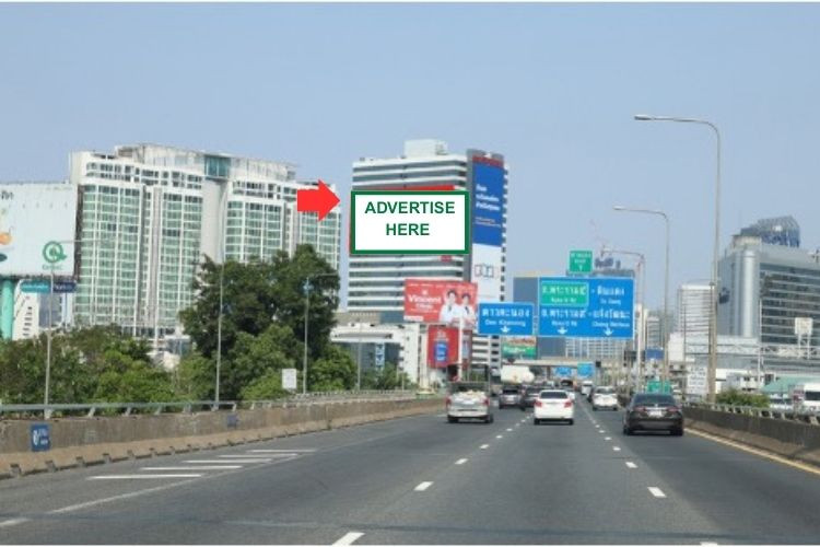 1 Panel Horizontal Building Wrap Billboard at SSP2 Tower, Bangkok, Khlong Toei, Bangkok