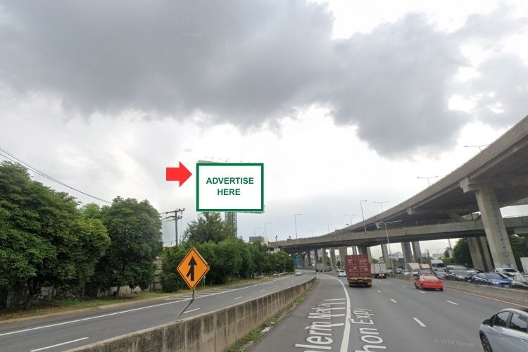 1 Panel Horizontal Classic Billboard Billboard at Chalerm Maha Nakhon Expressway, Khlong Toei - Bangna, Bangkok, Phra Khanong, Bangkok