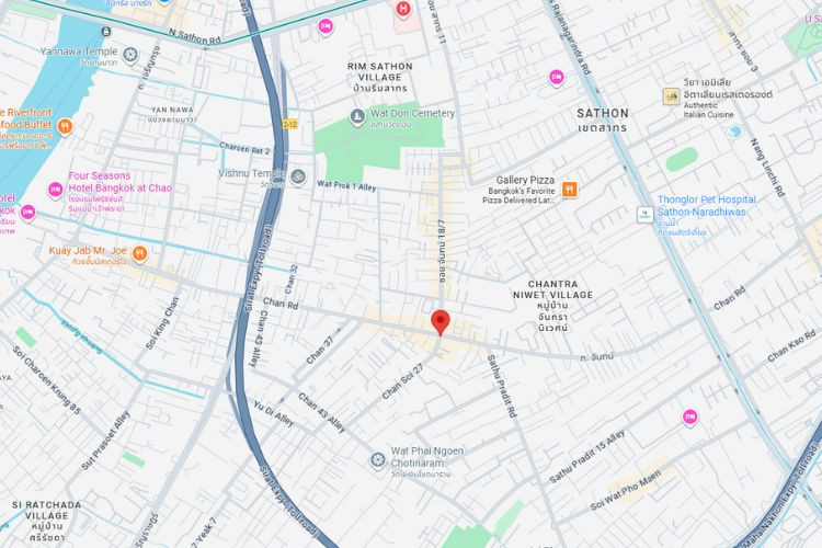 Chan Road area (mouth of Soi Chan 27), Bangkok, Bangkok