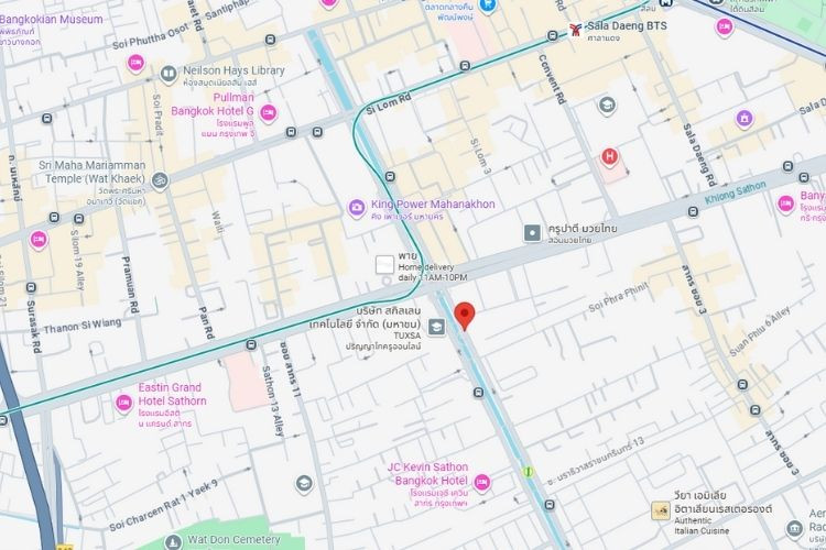 Narathiwat Road, Bangkok, Sathon, Bangkok (opposite Empire Tower)