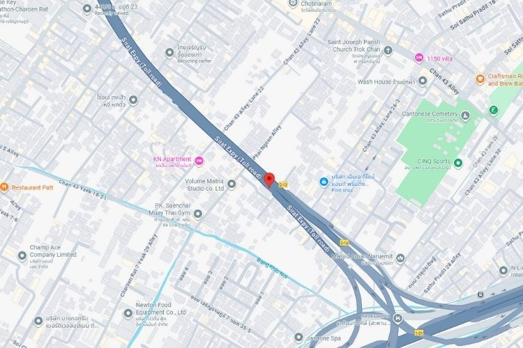 Rama 3 Road, Bangkok, Bang Kho Laem, Bangkok (next to the 2nd expressway, Sathu Pradit exit)