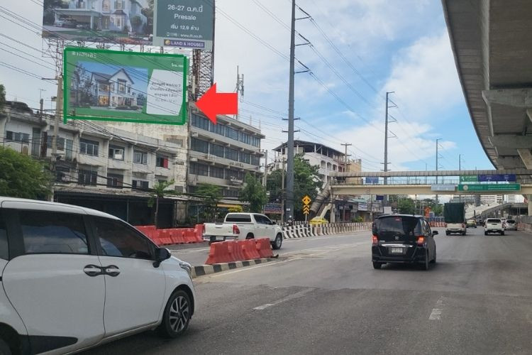 1 Panel Horizontal Classic Billboard Billboard at 8-156 Rama II Frontage Road, Bangkok, Chom Thong, Bangkok Rama 2 Road area (before Bang Pakok 9 Hospital)