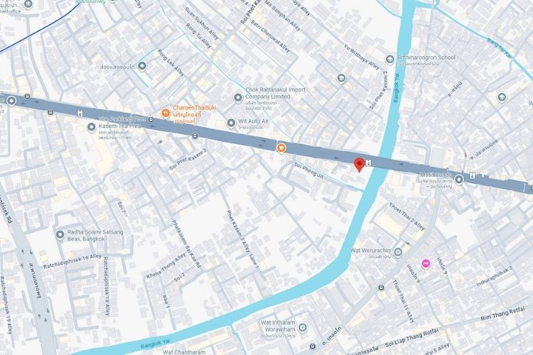 Phet Kasem Rd, Bangkok, Bangkok Yai, Bangkok (Nawajamniar Bridge)