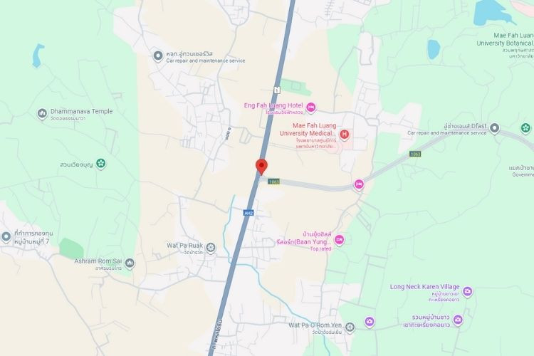 Nang Lae, Chaing Rai, Chiang Rai Mae Sai Bypass Intersection (Outbound) Phaholyothin Road