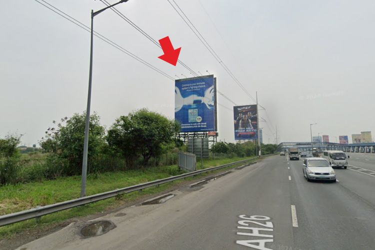 1 Panel Vertical Freestanding Billboard at Maharlika Highway, Bocaue, Bulacan (Near Bocaue NLEX Toll Plaza)