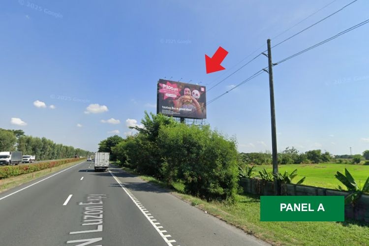 1 Panel Horizontal Static Billboard at Pila Duquit, Mabalacat, Pampanga (Near SCTEX Ramp A Side)