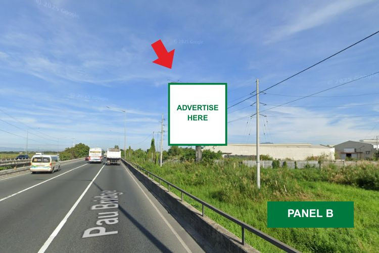 Horizontal Freestanding Billboard at Dela Paz, San Simon, San Simon, Pampanga (Near NLEX Pau Bridge B Side, Day View)