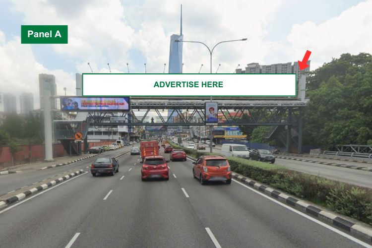 Overhead Bridge Billboard at Jalan Loke Yew, Kuala Lumpur (near SJK (C) Chung Kwo School)