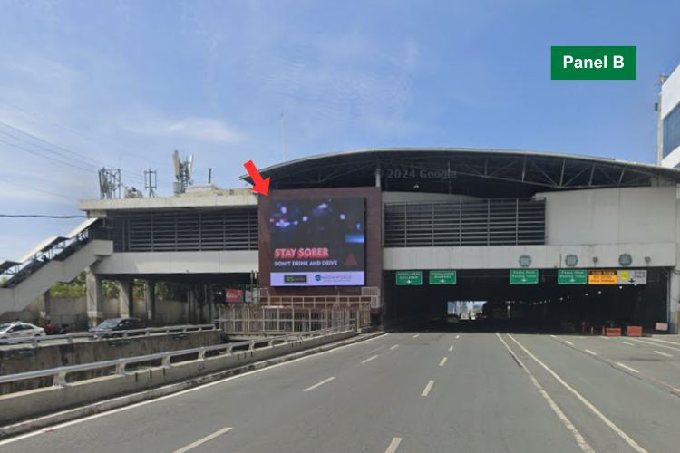 Digital Screen Billboard at Maharlika Highway / Pan-Philippine Highway, Makati, Metro Manila (attached to MRT Ayala Station)