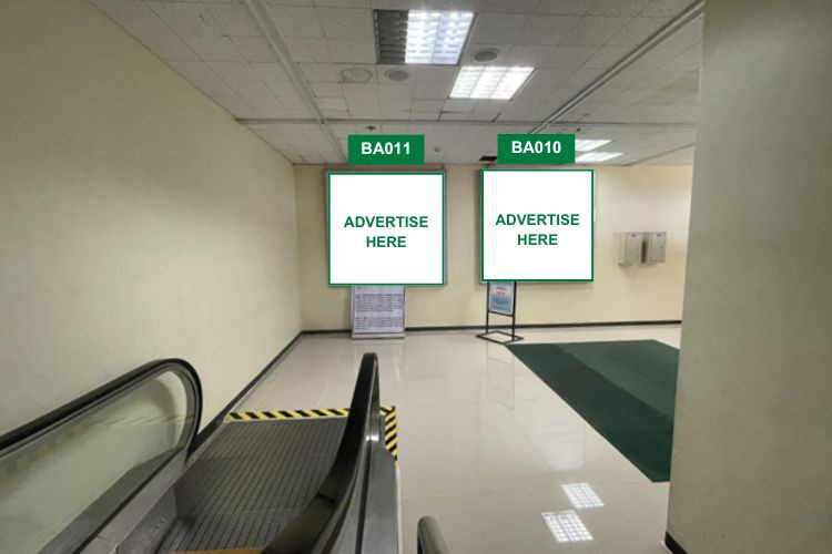 2 Panel Lightbox Billboard at Bacolod - Silay Airport (Arrival), Silay, Negros Occidental (Baggage Claim Area from Stairs)