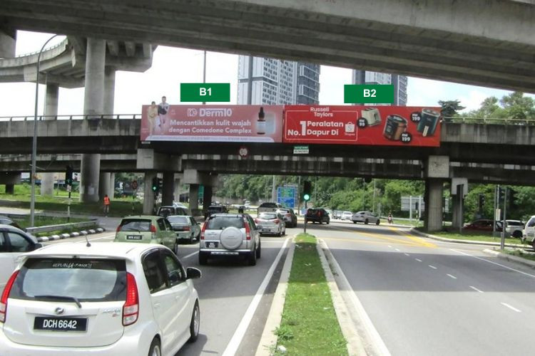 Overhead Bridge Billboard at LDP Highway / Jalan Kuala Selangor, Sri Damansara, Petaling Jaya, Selangor