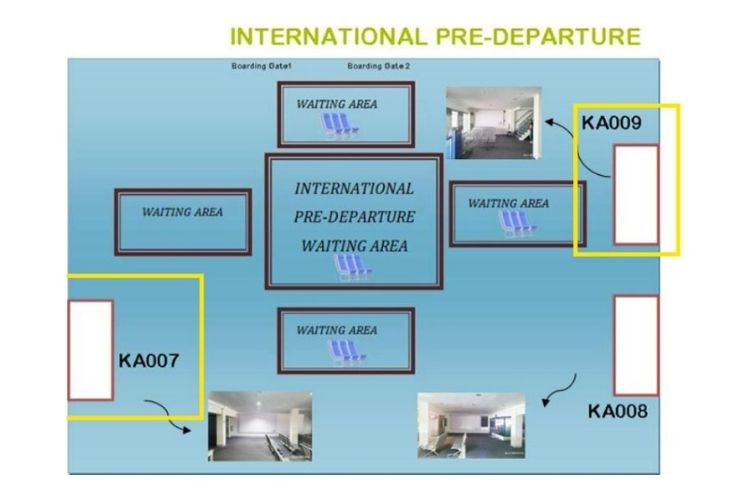 Map - Horizontal Lightbox Billboard at Kalibo International Airport, Kalibo, Aklan (International Pre-departure)