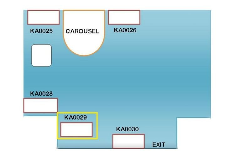 Map - Lightbox Billboard at Kalibo International Airport, Kalibo, Aklan (Domestic Arrival Exit)
