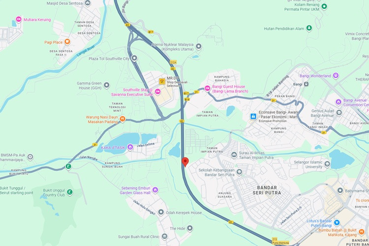 NSE Highway KM 291.5, Kajang, Kuala Lumpur (Near Putra Mahkota Interchange)