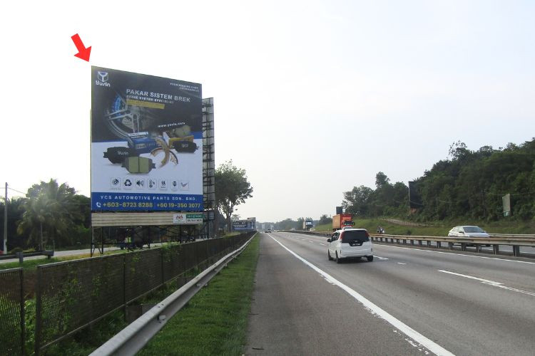 1 Sided Vertical Minipole Billboard at NSE KM87.2, Ayer Hitam, Johor (NB)