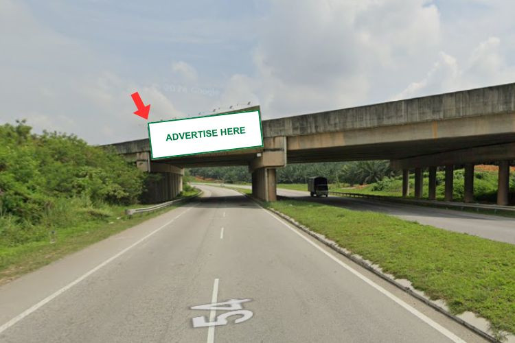 1 Panel Overhead Bridge Billboard at LATAR KM10.9, Rawang, Selangor (towards Kota Puteri)