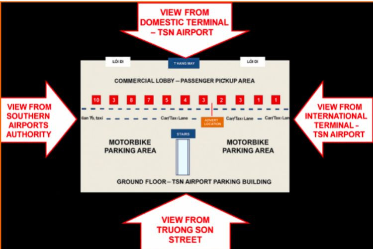 Tan Son Nhat International Airport, Ho Chi Minh City (Taxi Pick Up Area)