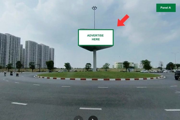 Tri-LED Unipole Billboard at Vinhomes Smart City, Ha Noi City