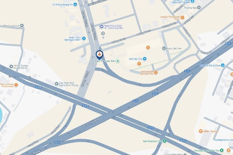 Map -  LED Unipole Billboard at IC3 Quang Trung, Can Tho City (Panel A - Outbound)