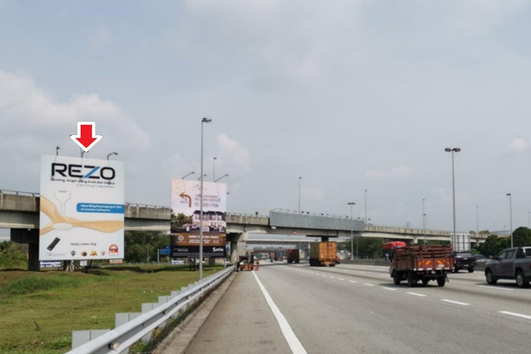 1 Panel Vertical Minipole Billboard at KESAS KM19.25, Bandar Botanic, Selangor
