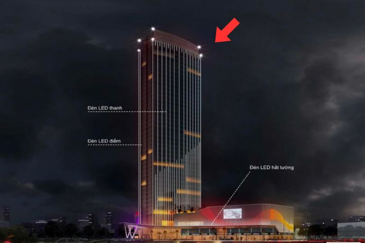 LED facade Billboard at Imperia Hai Phong, Hong Bang, Hai Phong City