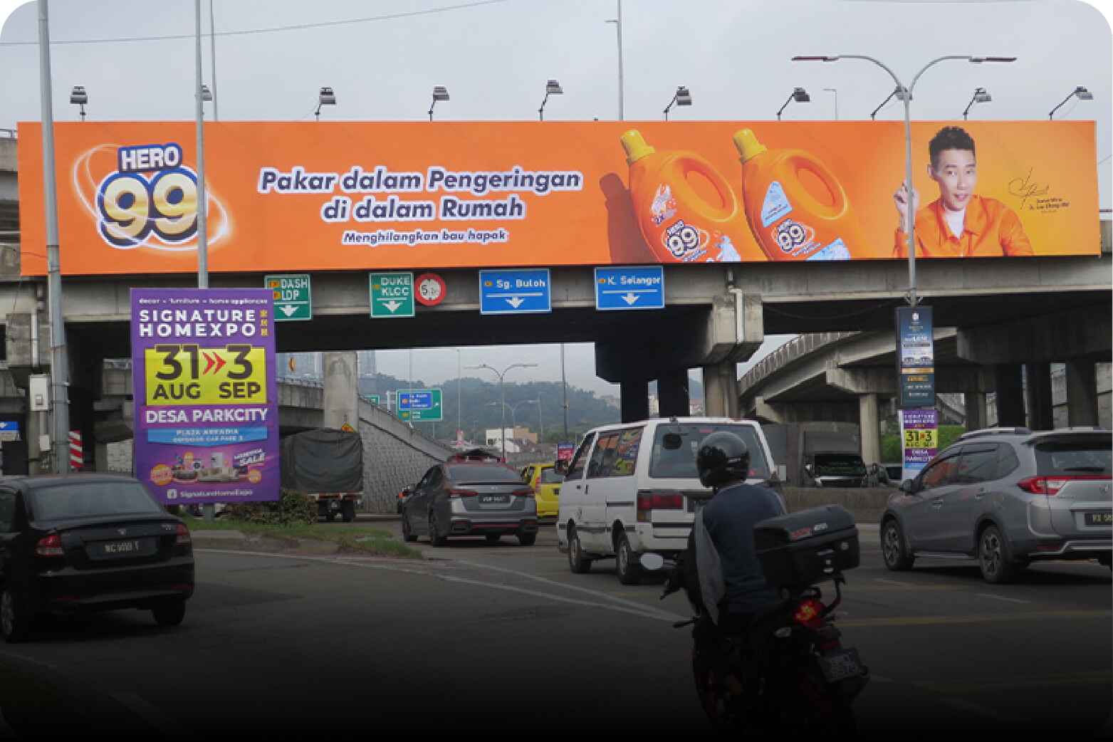 Overhead Bridge Billboard