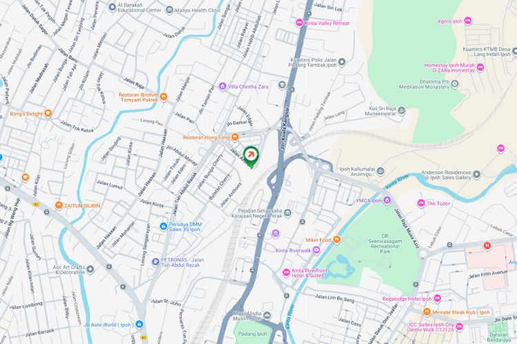 Map - Free Standing Billboard at Jalan Anthory, Ipoh, Perak