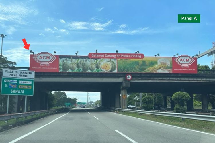 Overhead Bridge Billboard at Penang Bridge, Penang
