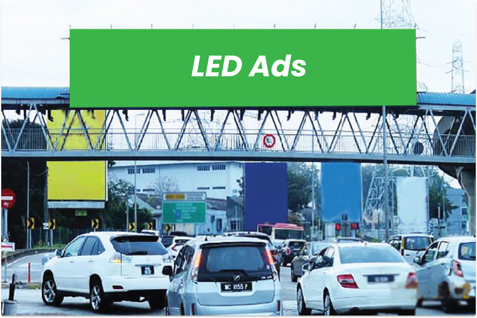 LED Overhead Bridge Billboard