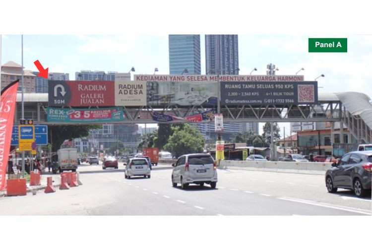 Overhead Bridge Billboard at Jalan Puchong, Kuala Lumpur