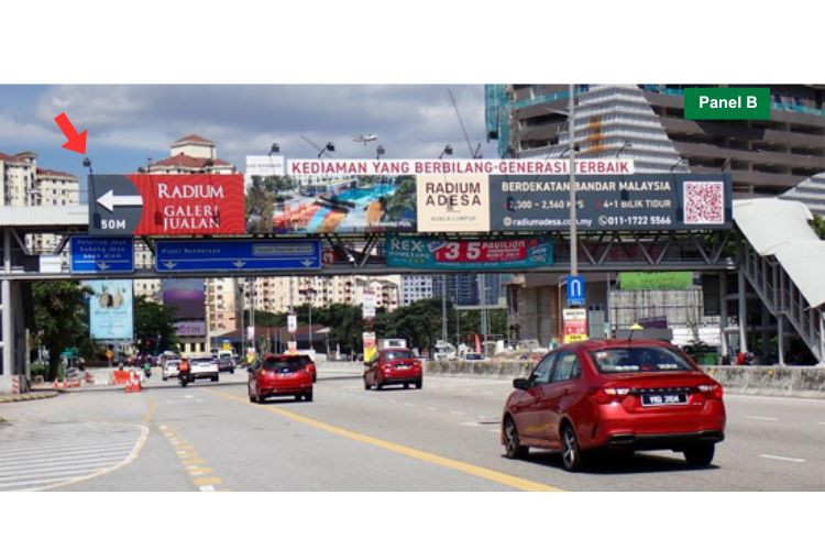 Overhead Bridge Billboard at Jalan Puchong, Kuala Lumpur