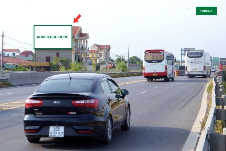 Panel Horizontal Wall-mounted Pano Billboard at Km263, Yen Dong, Ninh Binh