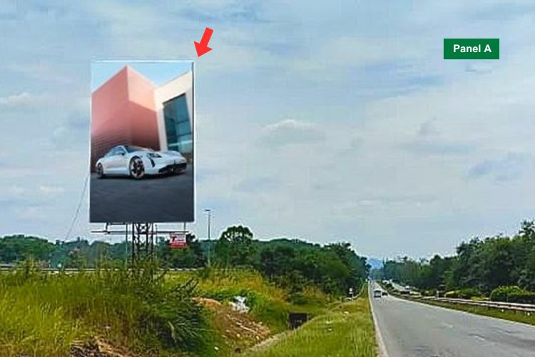 Vertical Minipole Billboard at NSE KM2.4, Bukit Kayu Hitam, Kedah (near Thailand Saodao Checkpoint)