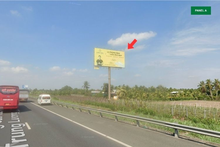 2 Panel Horizontal Unipole Billboard at Km39+150, Khanh Hau, Tay Ninh